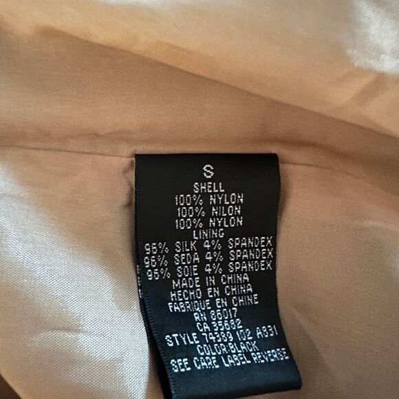 Bebe Silk Dress Black Lace Cocktail Dress Size Small • NEW WITH TAGS • - Picture 9 of 10